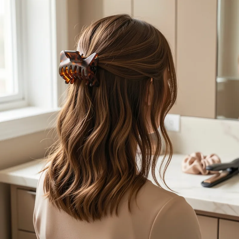Coiffure cheveux mi-longs faciles : 8 idées rapides au quotidien