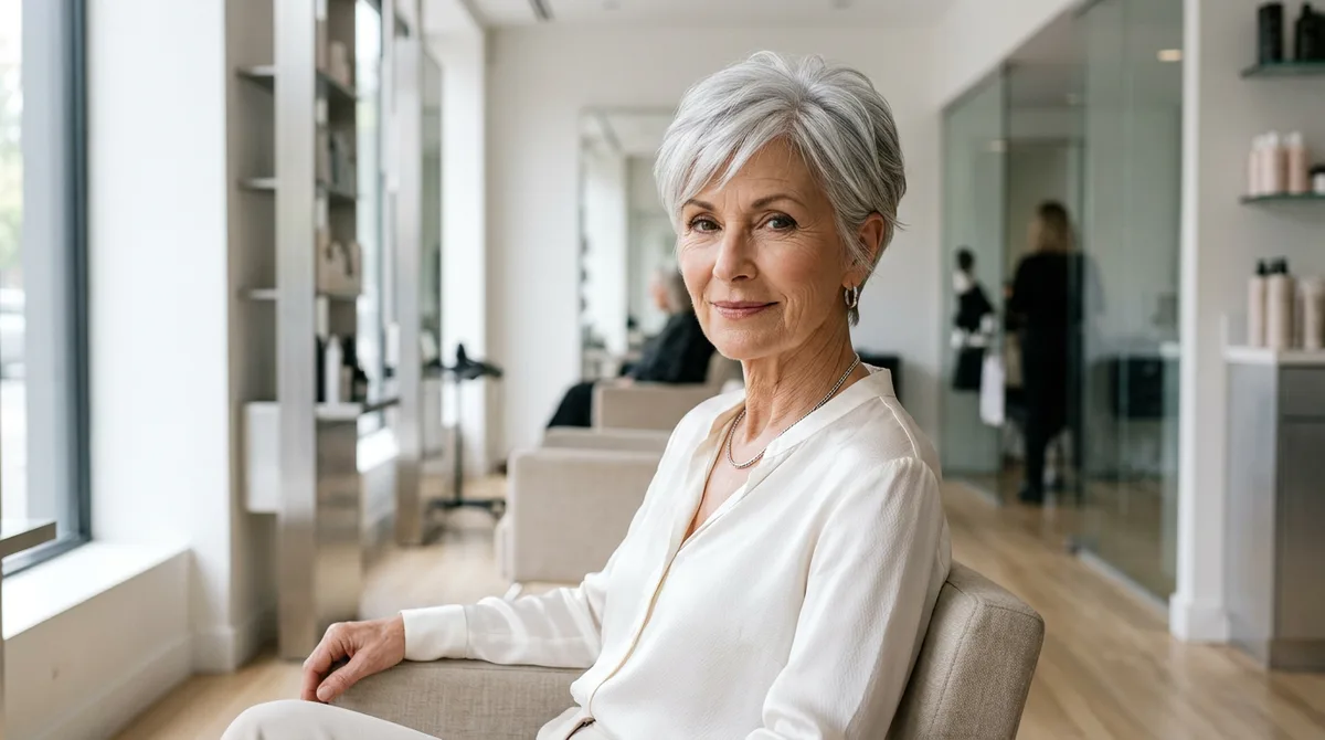 Coupe cheveux femme 70 ans : pixie, carré court et conseils 2026